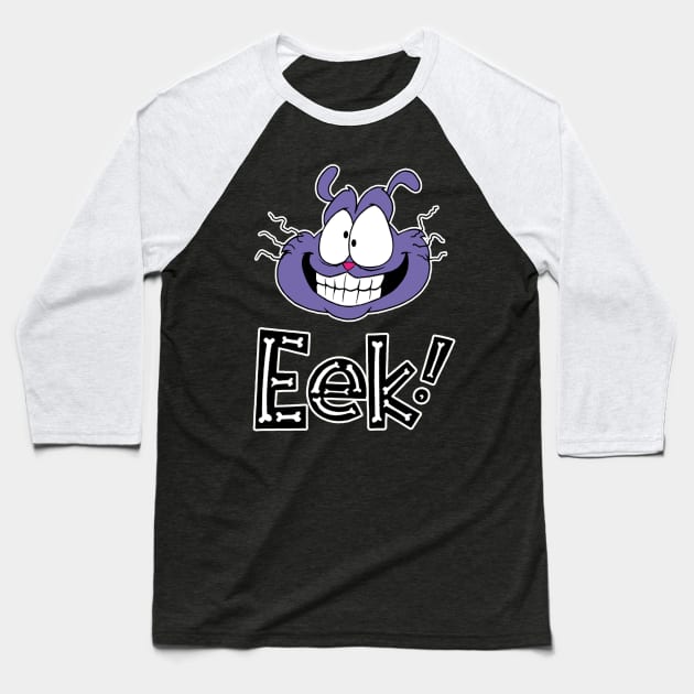 EEK THE CAT Baseball T-Shirt by mauchofett